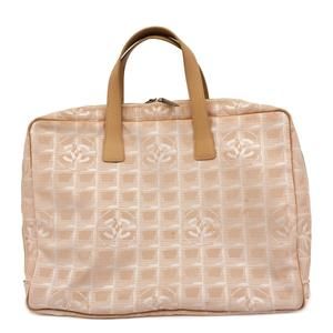 Chanel Tote Bag New Travel Nylon Beige
